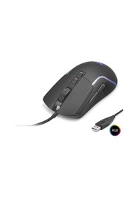 Resim Gaming Mouse Optik 1200 2400 Dpi Usb Rgb - Siyah Gm170b/la Diğer 