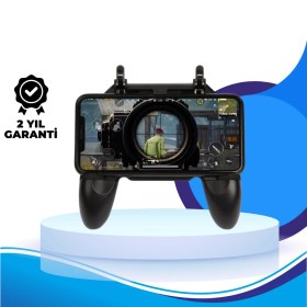 Resim Joystickli ve Tetikleyicili Pubg Mobile Gamepad Oyun Kontrolcüsü 