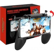 Resim W10-w10/w11 Cep Telefonu Oyun Aksesuarları Oyun Denetleyicisi Pubg Amaç Çekim Gamepad Joystick Tetik Düğmesi Iphone Uyumlu Android İçin 