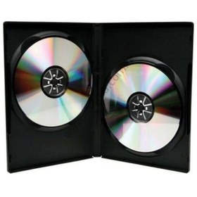 Resim abnturk Siyah Çiftli 3 Adet Dvd Kutusu 14mm 