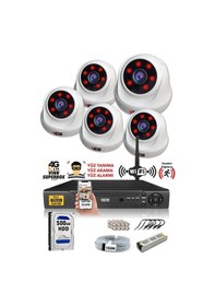 Resim Ids - 5 Kameralı 1080P Fullhd 5Mp Sony Lensli Kamera Seti - 2026 