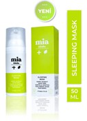 Resim Mia klinika panthenol bal ve cicalı hücre yenileyici leke kırışıklık karşıtı işıltı veren nemlendici yüz maskesi 50ml 