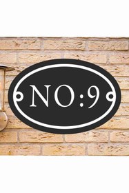 Resim zafrakreklam DUVAR - KAPI - BAHÇE NUMARASI 10X15 CM 4 MM KALINLIK ALÜMİNYUM PANEL DIŞ MEKAN 