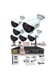 Resim Ids - 6 Kameralı 1080P Fullhd 5Mp Sony Lensli Kamera Seti - 2020 