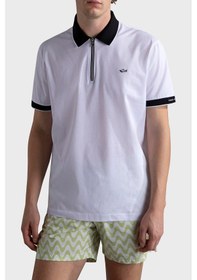 Resim Paul & Shark Erkek Polo Yaka T Shirt 24411319 010 Beyaz Beyaz 