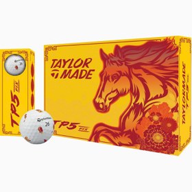 Resim TP5 pix Lunar New Year Golf Topu Özel Seri Premium Tasarım - Beyaz 