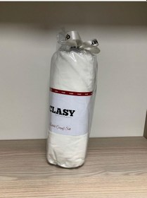 Resim Clasy Ranforce Lastikli Çarşaf Seti Tek Kişilik Beyaz Flz4 Çok Renkli 