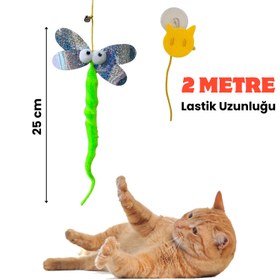 Resim Ses Çıkaran Kedi Oltası - Duvara Yapıştırılabilir - Yusufçuk 