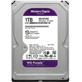 Resim WD 1 Tb Wd 3.5 Purple Sata3 5400RPM 64MB 7/24 Guvenlık WD11PURZ 