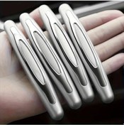 Resim Dashanshop 4 Adet Evrensel Kapı Koruyucu, Şık Ve Dayanıklı, Kolay Montaj, Çizilmelere Karşı Koruma, Gümüş Renk 