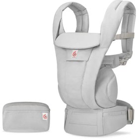 Resim Ergobaby Omni Deluxe Cotton <br>4 farklı taşıma pozisyonlu <br>ergonomik kanguru - Pearl grey 