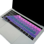 Resim McStorey Macbook Pro Klavye Kılıfı Türkçe Q Baskı A1706 A1989 A2159 A1707 A1990 ile Uyumlu Ombre 
