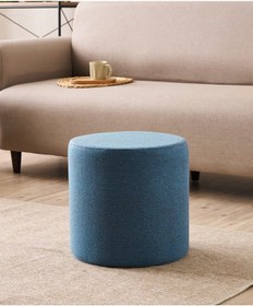 Resim Favora Bitez Puf - Mavi Mavi 