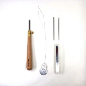 Resim Nurge Punch Iğnesi Seti 1.kalite 3 Iğneli Ahşap Saplı 