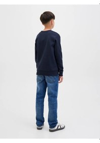 Resim Jack & Jones Jack&jones Jjgeplas Erkek Çocuk Sweatshirt 12279606 Lacivert 