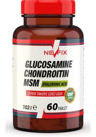 Resim Nevfix Glucosamine Chondroitin Msm Hyaluronic Acid 60 Tablet 