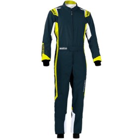 Resim Sparco Thunder Karting Tulumu Koyu Yeşil Sarı Xl Beden 