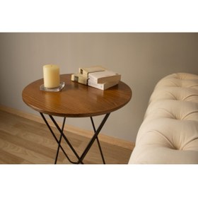 Resim Genel Markalar Metal Firkete Yıldız Ayaklı Yan Fiskos Orta Çay Sehpası 