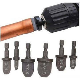 Resim Symbee 6 Parça Yüksek Dayanımlı Bakır Boru Genişletme Takımı, Klima Montajı İçin Çok Fonksiyonlu Tornavida Uçlu Set 