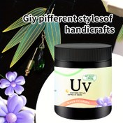 Resim 100g Daldırma Reçine - Şeffaf Şeffaf Hızlı Kuruyan Düşük Kokulu Reçine DIY El Sanatları, Çiçek Kolyeleri ve Sanat Projeleri için - Boncuk, Takı Yapımı ve El Yapımı Süsler için Mükemmel, Reçine El Sanatları Kiti, Sanatsal El Sanatları, Zarif Ambalaj, Yüksek Kaliteli El Sanatları 