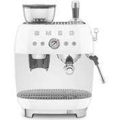 Resim Smeg EGF03WHEU Manuel Öğütücülü Espresso Makinesi 