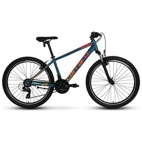 Resim 24j Carraro Force 400 Dağ Bisikleti - Mat Petrol Kırmızı Turuncu Standart 