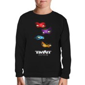 Resim Teenage Mutant Ninja Turtles Siyah Çocuk Sweatshirt 
