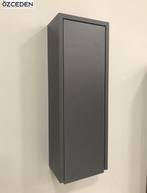 Resim Çok Amaçlı Banyo Mutfak Dolabı 70Cm Mdf Antrasit Gri Mat Renkli (546030482) Antrasit 