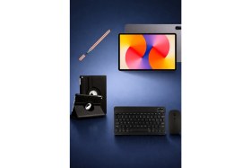 Resim Huawei Matepad Se 11" 6gb 128GB Gri Tablet+Gold Kalem+Siyah Klavye ve Mouse Set+Siyah Kılıf 