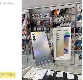 Resim Samsung A34 İkinci El TR | 256 GB | Gümüş 