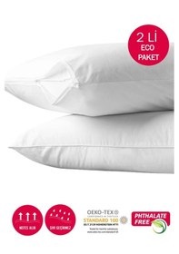 Resim Su Sıvı Geçirmez Yastık Koruyucu Alez 2 Li Paket 