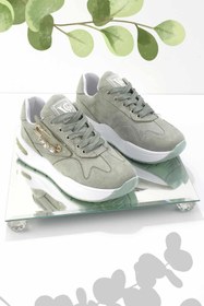 Resim Bambi Su Yesili Süet Kadın Sneaker K01970003302 