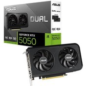 Resim Asus Dual GeForce RTX5050 OC Edition DUAL-RTX5050-O8G-NVIDIA 8GB GDDR6 DLSS 4 128 Bit Ekran Kartı 