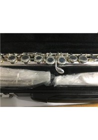 Resim Bonson Gümüş Özel Işlemeli Yan Flüt Seti 