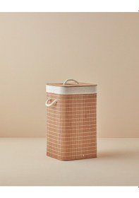 Resim English Home Urbann Katlanabilir Çamaşır Sepeti Kahve Kahverengi 