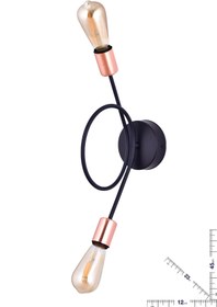 Resim polataydinlatma SiLiM 2 Li BAKIR LALELi APLiK (SiYAH) 