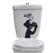 Resim HEDİYE35 Uff Koku Dekoratif Klozet Banyo Sticker 