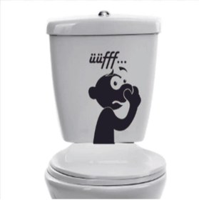 Resim HEDİYE35 Uff Koku Dekoratif Klozet Banyo Sticker 