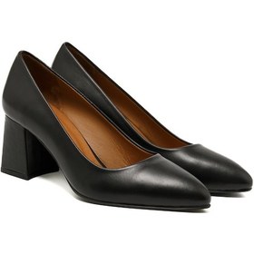 Resim Topuklu/ Stiletto Kadın Mar-25y-166-512 John May Siyah Cilt Siyah 