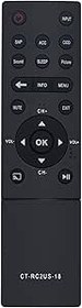 Resim CT-RC2US-18 Toshiba LED TV Chromecast Dahili TV 43L511U18 50L711U18 55L711M18 55L711U18 50L711M18 ile Uyumlu Yedek Uzaktan Kumanda 