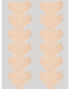 Resim Ceylanoğlu 12'li Bayan Ribana Külot-106 Ten Ten Rengi 