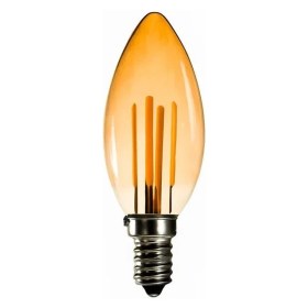 Resim Derin Stok Ledx BR-AL05 400 Lümen 5W Amber E14 Rustik Ampul 