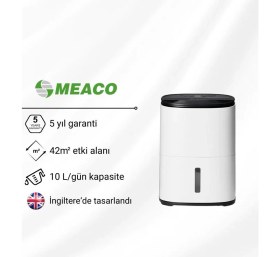 Resim Meacodry Arete One 6l Compact Nem Alma ve Hava Temizleme Cihazı 