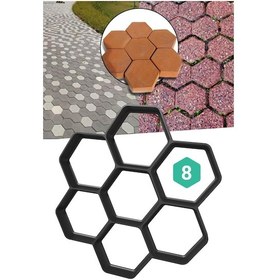 Resim Zemin Kaplama Kalıbı Beton Tuğla Kalıbı Bahçe Parke Taş Kalıbı 46 