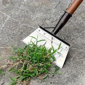 Resim Ahşap Saplı Paslanmaz Çelik Bahçe Küreği - Kazıma, Yabancı Ot Temizleme ve Dış Mekan Temizliği için Ağır Hizmet Tipi Çok Amaçlı Kürek - Anneler Günü, Babalar Günü, Doğum Günleri İçin İdeal Bahçıvanlık Hediyesi, Ergonomik Tasarım | Dayanıklı Yapı, Bahçe İşçiliği Araçları 