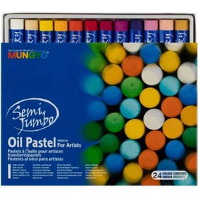 Resim MUNGYO SJ-24 LÜ JUMBO YAGLI PASTEL 