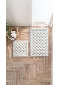 Resim Luppi Banyo Paspas Seti Krem Krem 