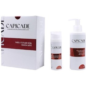 Resim Capicade Yağlı Ciltler İçin Bakım Seti - Temizleme Jeli 150 ml + Beyazlatıcı Krem 50 ml 