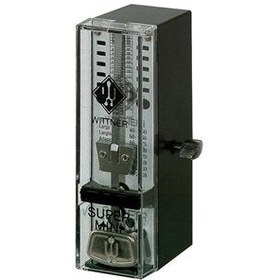 Resim Wittner 886051 Siyah Supermini Taktell Metronom | Parlak ve Net Ses, Uzun Ömürlü Kullanım, Yüksek Korozyon Direnci 