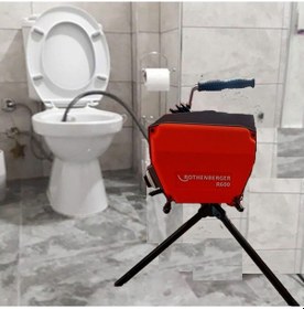 Resim Rothenberger Kanal Açma Serileri Için 3 Ayak Tezgahı Siyah Renk 